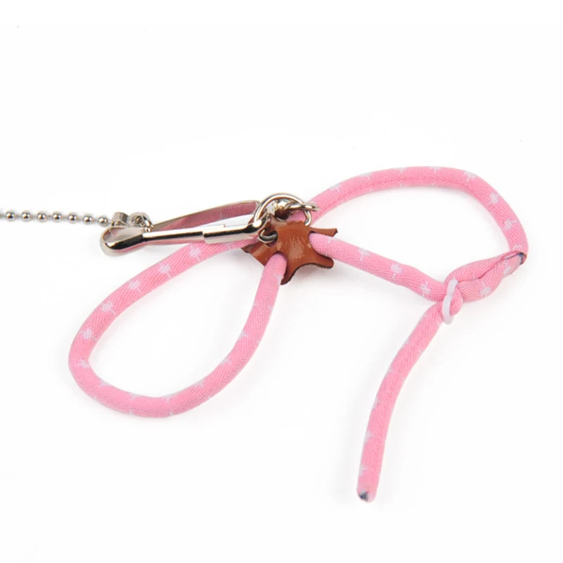 Small Pet Adjustable Soft Harness Leash Bird Parrot Mouse Hamster Ferrets Rat Pet Pig Leash Guinea Pig Accessories