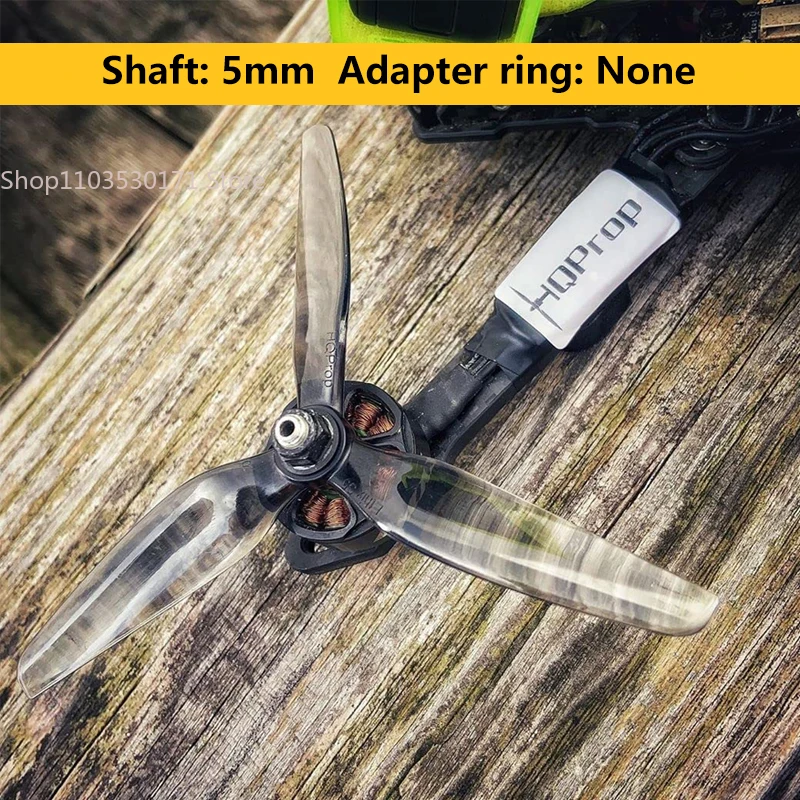 Hélices HQprop Ethix S5 5040 5x4x3 3 pales PC pour drone FPV course