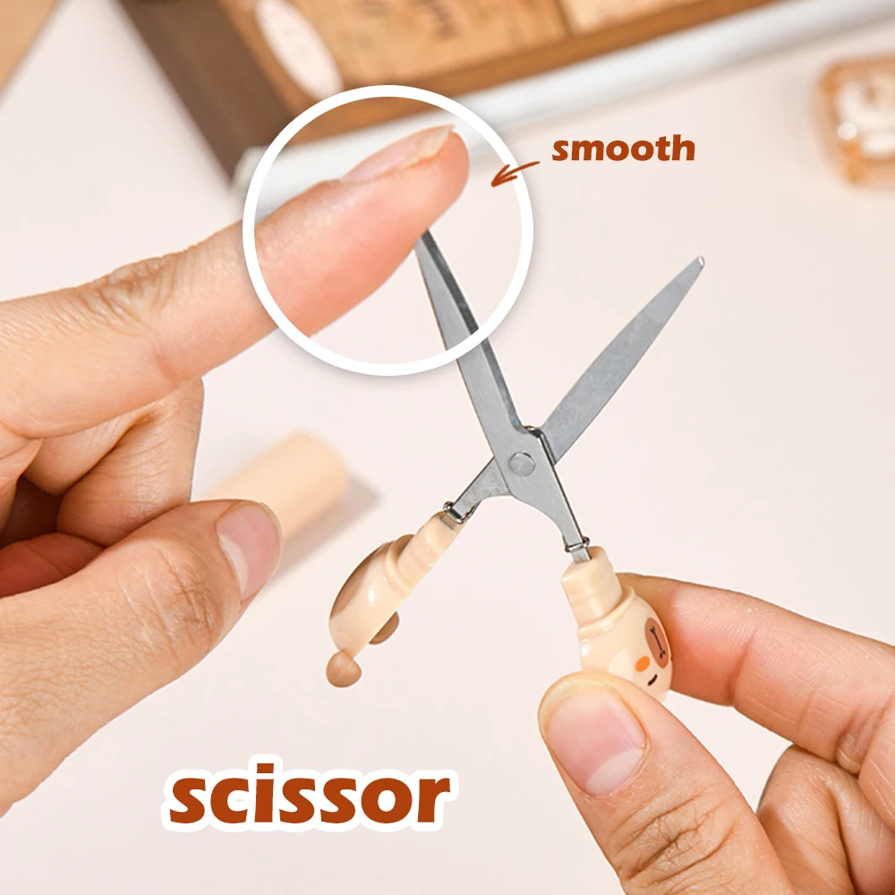 طقم مكون من 6 قطع من قرطاسية كابيبارا اللطيفة للعو...