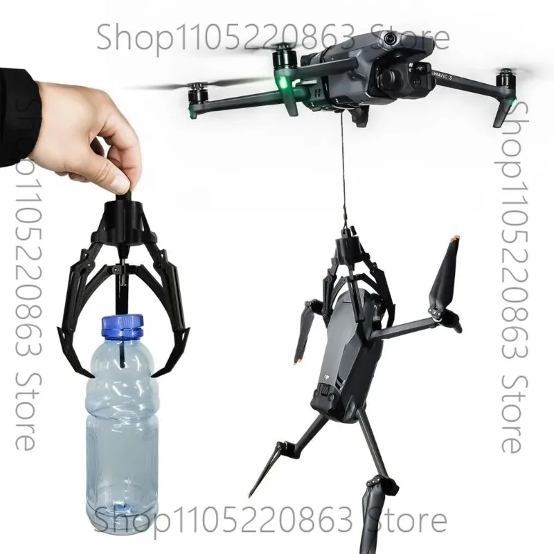 Gancio Meccanico per Drone, Dispositivo Intelligente di Rilascio e Recupero Carico con Telecomando, Kit per Pesca e Soccorso