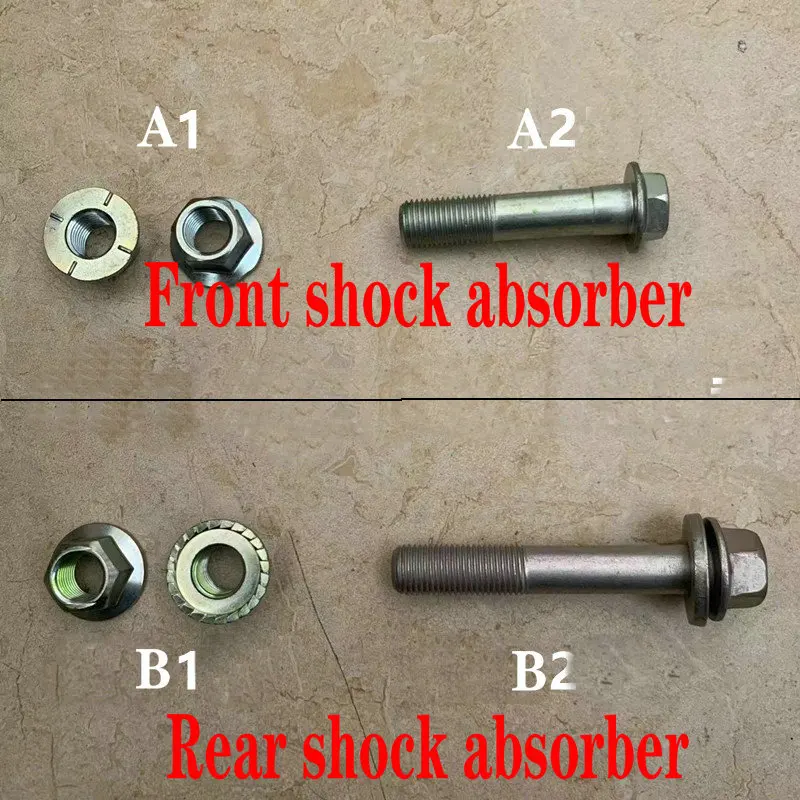 Apply to Crown Reiz GS300 GS430 IS250 Front and rear shock absorber screws nuts One price |