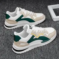 Spring Hot Sale Of The Season Men's Fashionable Breathable Leather Sporty Casual Shoes Korean Style All-Match Trendy Board Sh...