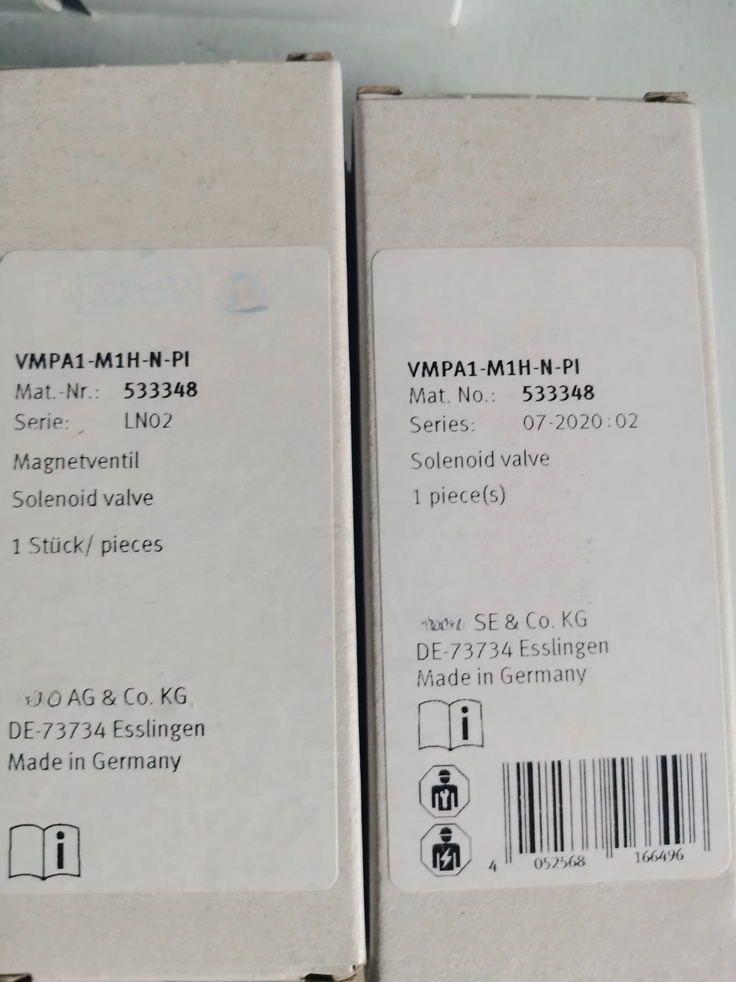 솔레노이드 밸브 VMPA1-M1H-NS-PI 556839 VMPA1-M1H-N-PI 533348 VMPA1-M1H-N-M7-PI 533382 VMPA1-M1H-N-S-M7-PI 533391 FESTO용