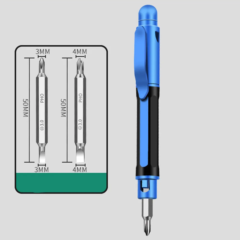 

4 в 1 Прецизионная отвертка 3/4 мм крестовая шлицевая головка Мини Магнитная отвертка для ремонта телефонов материнских плат ПК