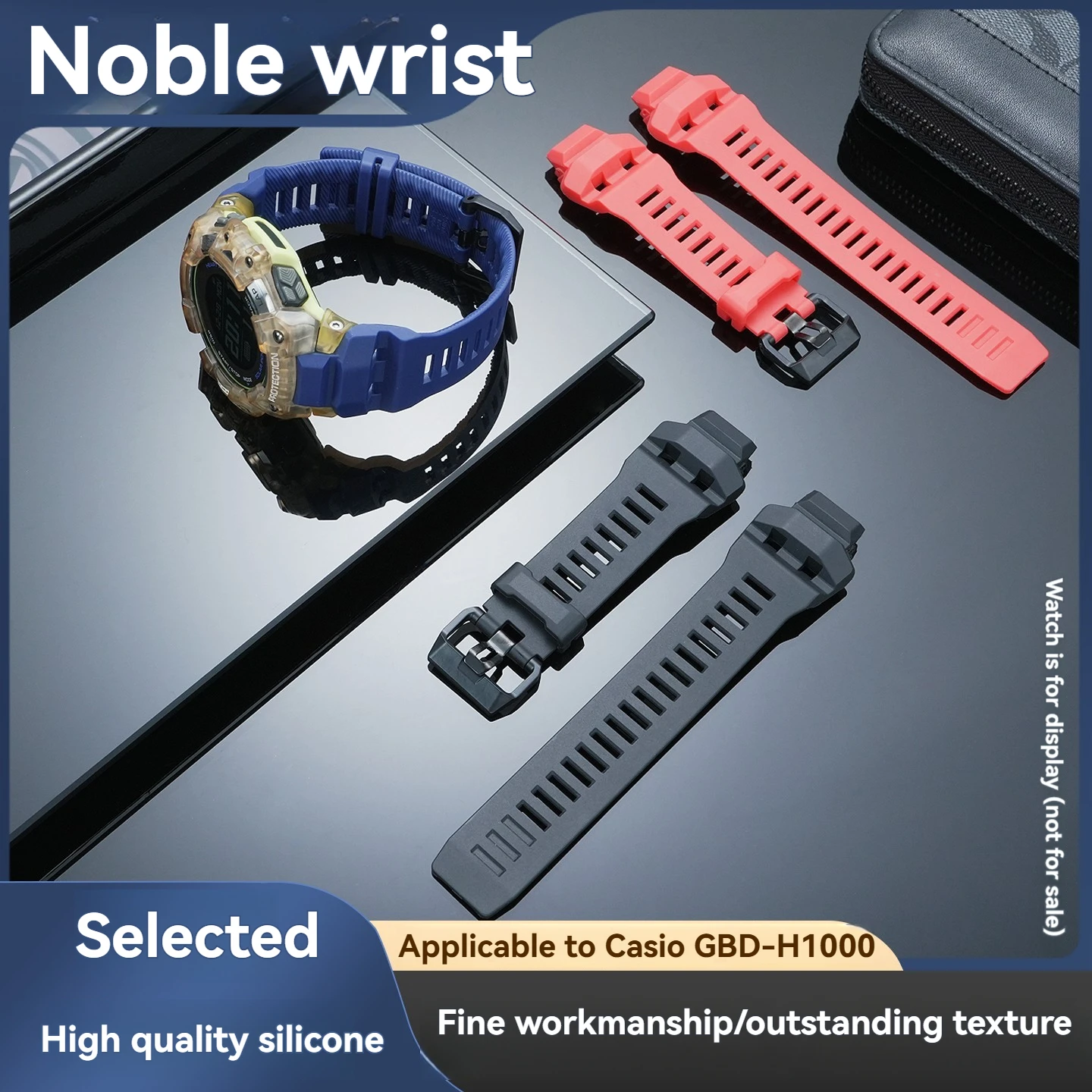 Waterproof Silicone Strap - Black Cat Man Series for G-SHOCK Men's Accessories