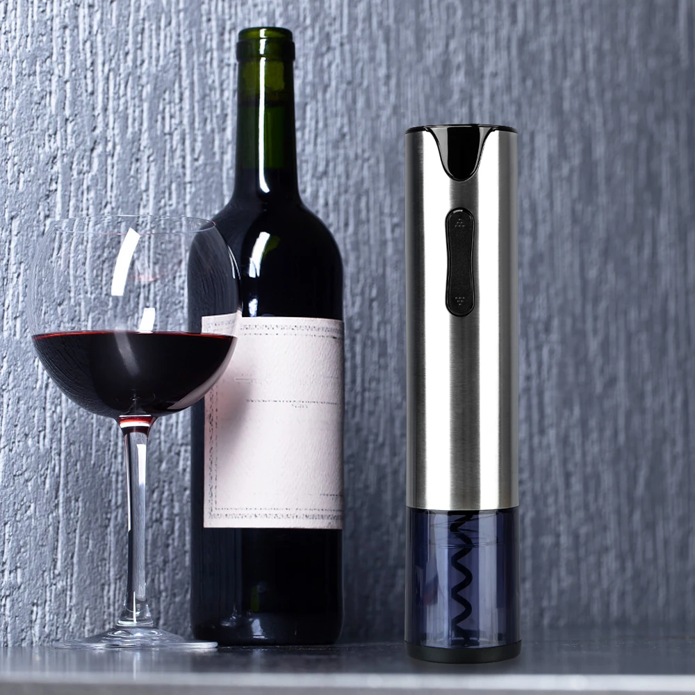 Stainless Steel Automatic Corkscrew Stainless Steel Wine Bottle