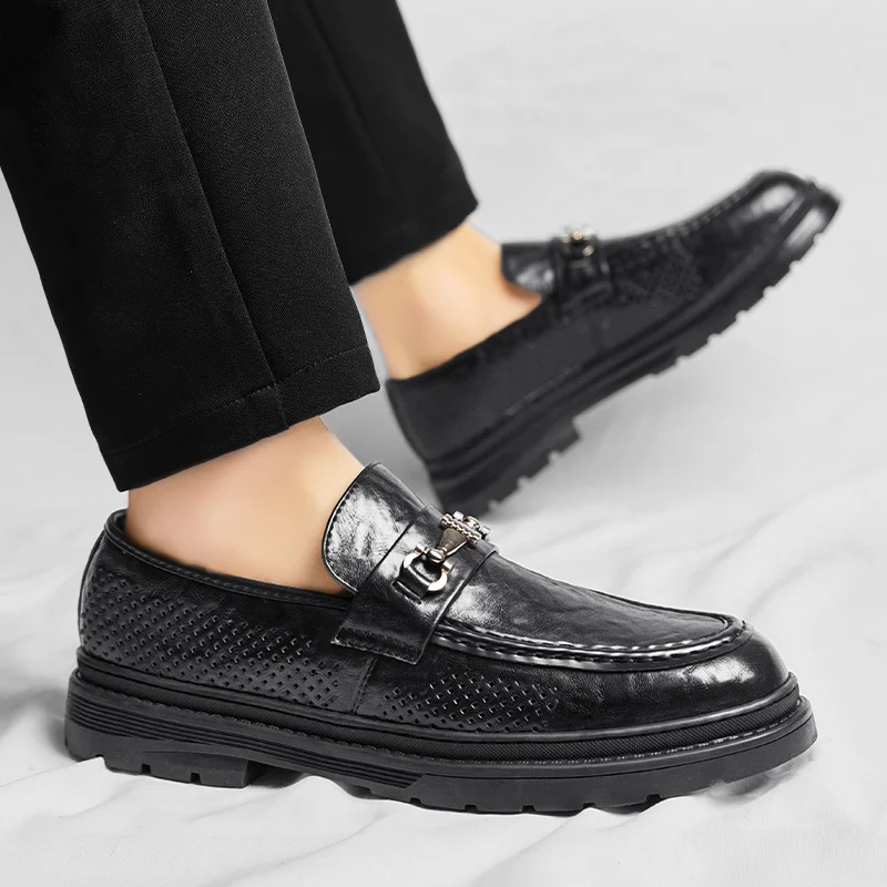 

genuine Leather Man Loafers slip on Luxury 2023 Casual Shoes For Men Boat Shoes Men Driving Shoes Male Moccasins Zapatos