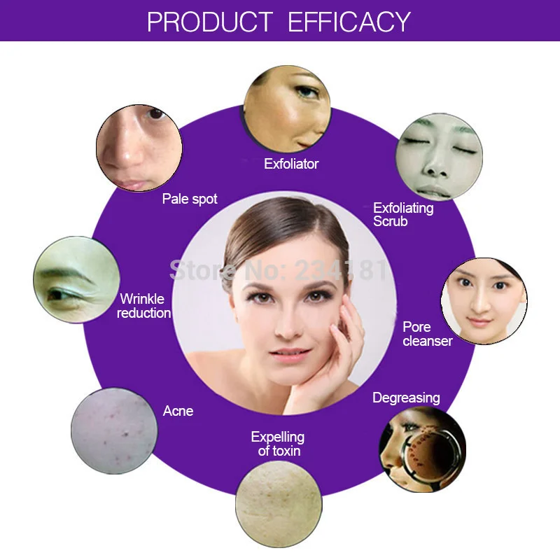 Limpeza ultrassônica da pele facial limpeza acne