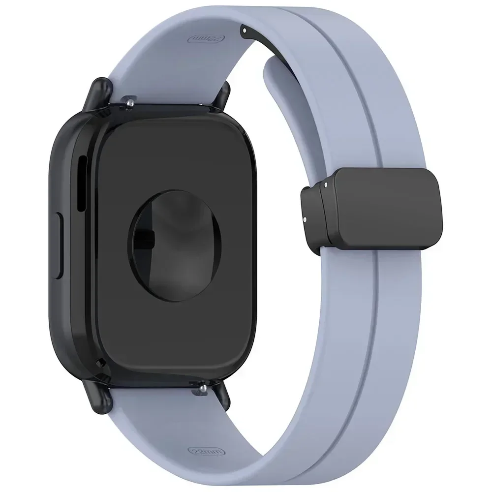 Soft Silicone Magnetic Buckle Watch Band - 20mm/22mm