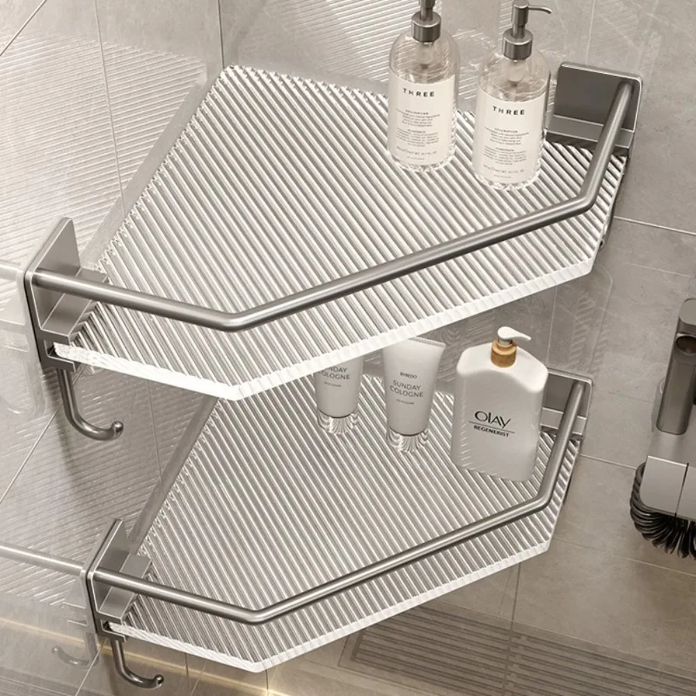 Danoz ShowerSmart acrylic corner bathroom shelf