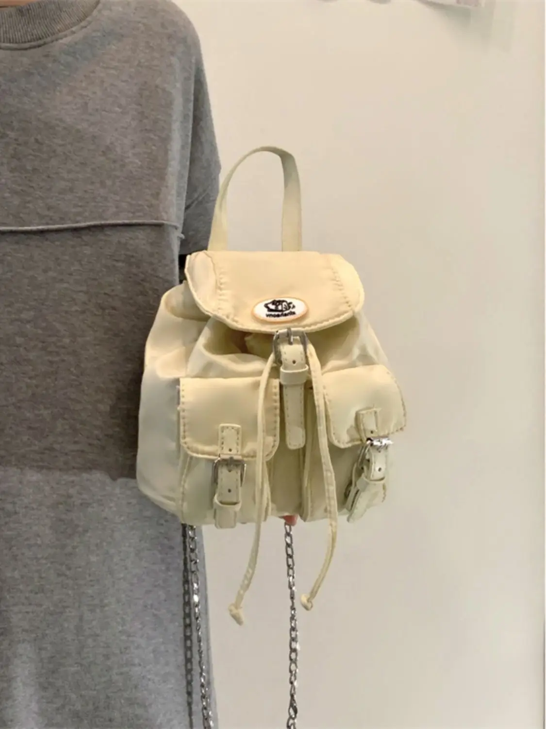 Miyagawa Girls' 2023 New Handbag Mini Handheld Small Nylon Cloth Shoulder Bag Cute and Versatile Crossbody Bags 2