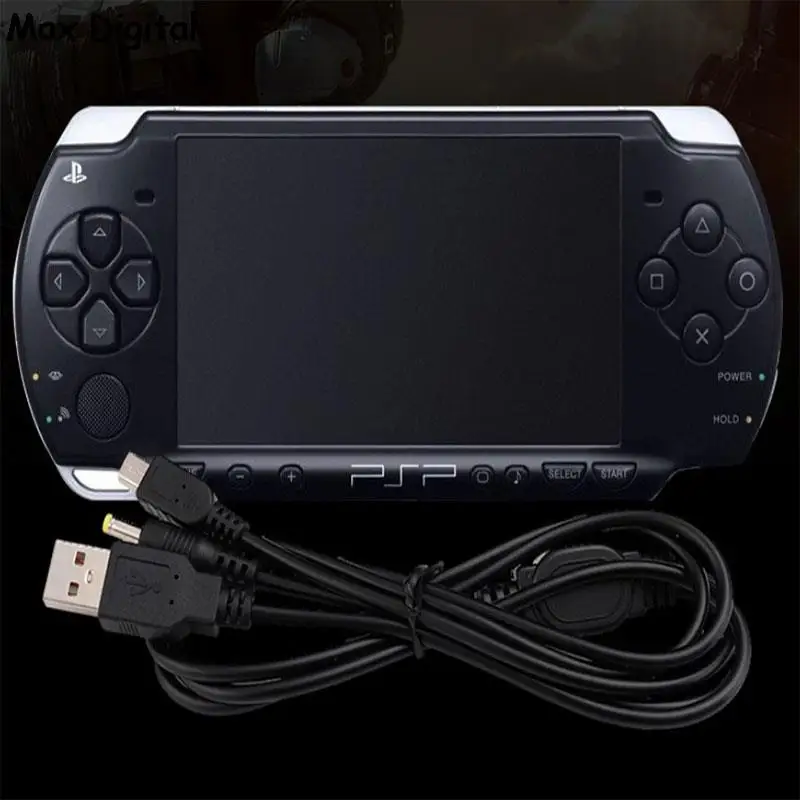 PSP 1000 2000 3000 USB 5V 충전 플러그 충전 케이블, USB to DC 1A 플러그 전원 코드, 게임 액세스, 2 in 1, 1.2m 케이블