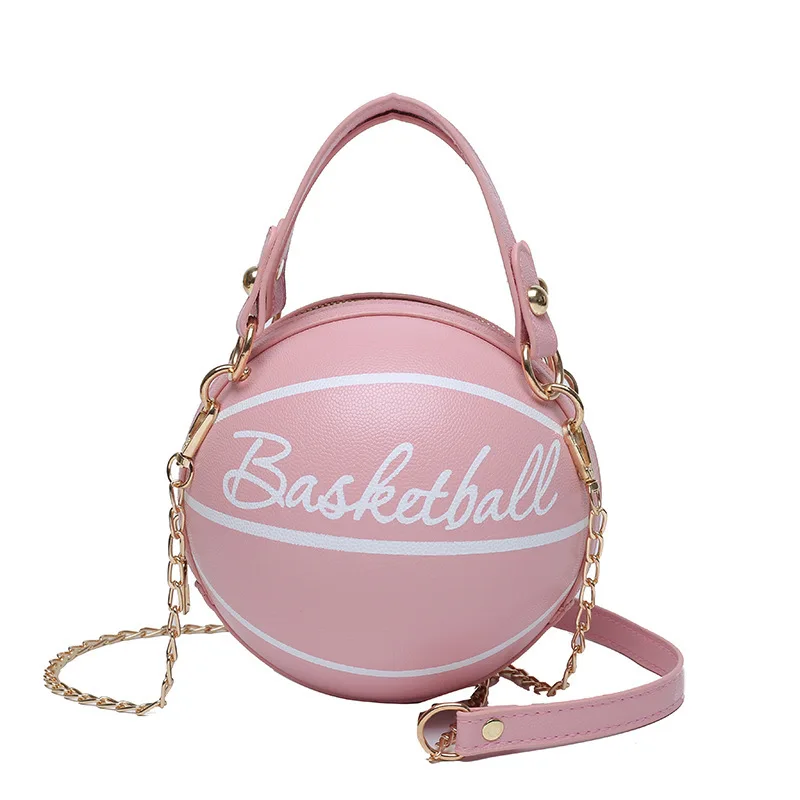 Shoulder Letter Bag Basketball Chain Round New Fashion Style Handbag For Woman Messenger High-Quality Versatile Luxury Crossbody