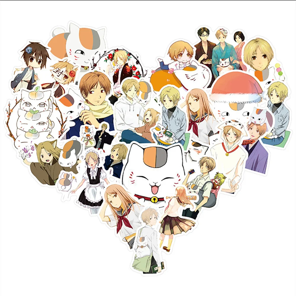 

10/30/50PCS Anime Natusme Friends Exquisite Decals Stickers Kids Toys Graffiti DIY Diary Luggage Laptop Ipad Stickers Wholesale