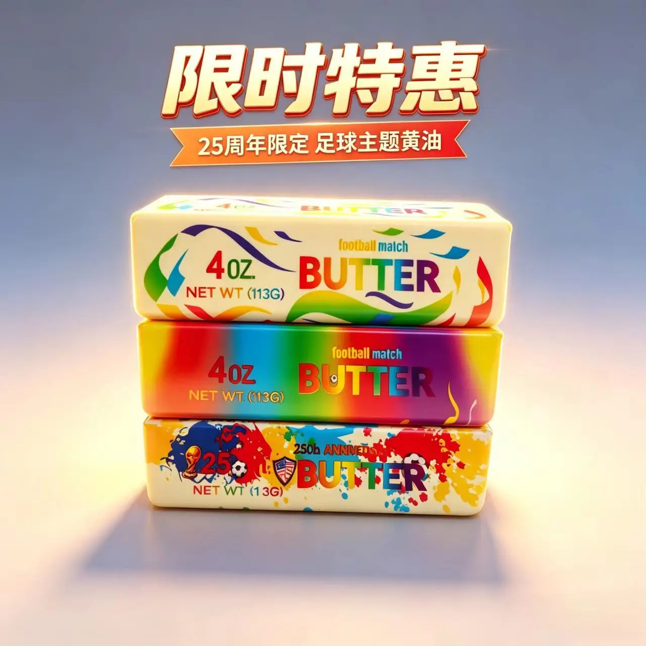 Vibrant Stress Relief Toy - Slow-Resilient PU Cheese Stick Football Theme