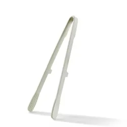 Silicone Non - Slip Cooking & BBQ Tongs - Multi - Use Kitchen Tool (WHITE)