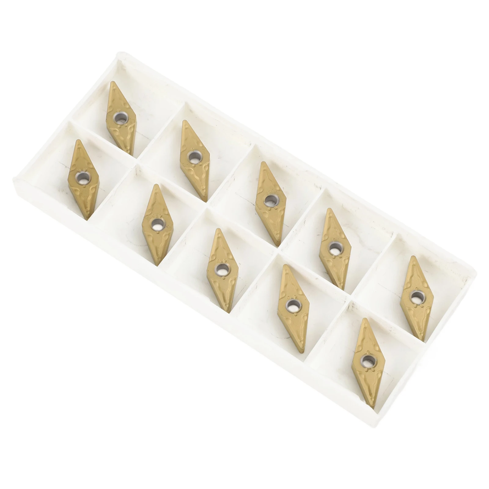 10Pcs VNMG160408-MA VNMG332 카바이드 인서트 터닝 커터 도구 CNC 선반 커터 블레이드 플레이트 터닝 인서트