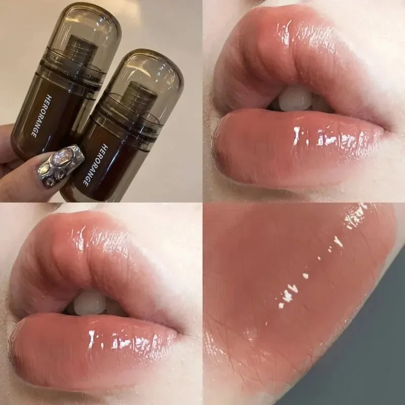 Misty Ice Night Mirror Lip Glaze Long Lasting Not Fade Lip Tint Water Gloss Lipstick Blood plasma Makeup Cosmetics lip makeup lip glaze lip tint
