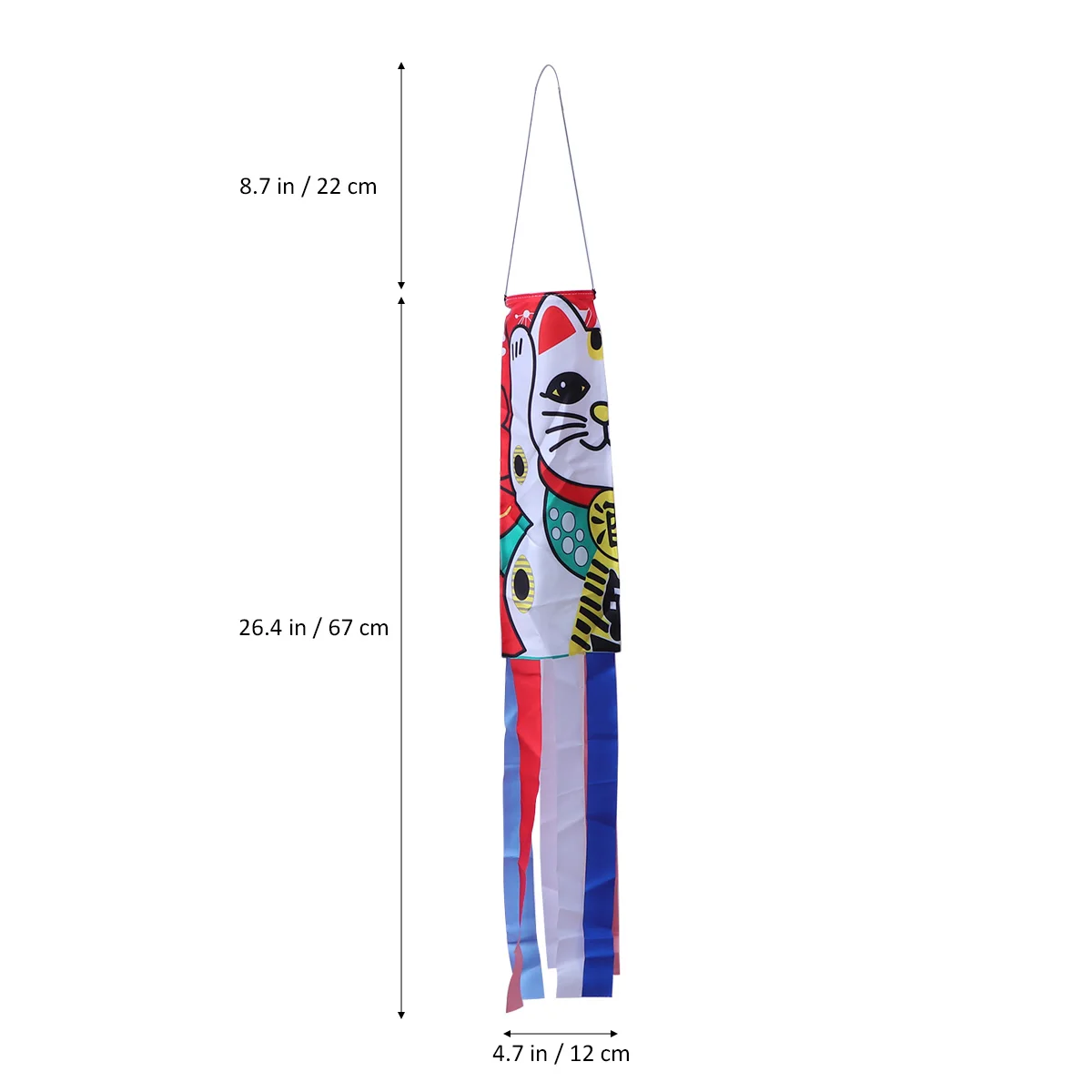 Koinobori Windsock Flag Japanese Hanging Outdoor Carp Windsocks Socks Wind Decorations Gifts Decoration Festival Decor Wall 6