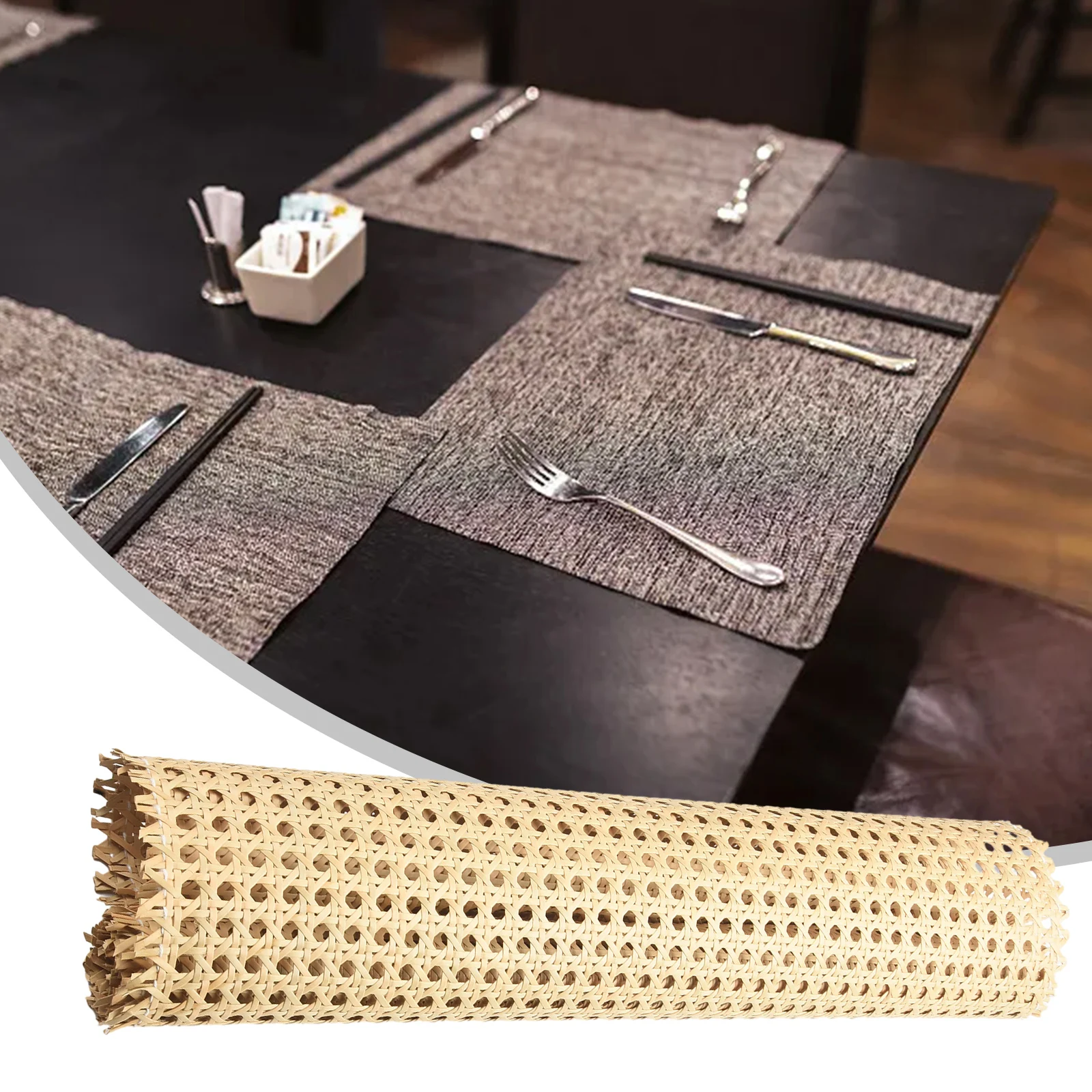 

Ротанговый роликовый ремень, ротанговая лямка из тростника, пластиковая Освежающая ручная работа, дерево, легкое в обслуживании, практичная естественная текстура