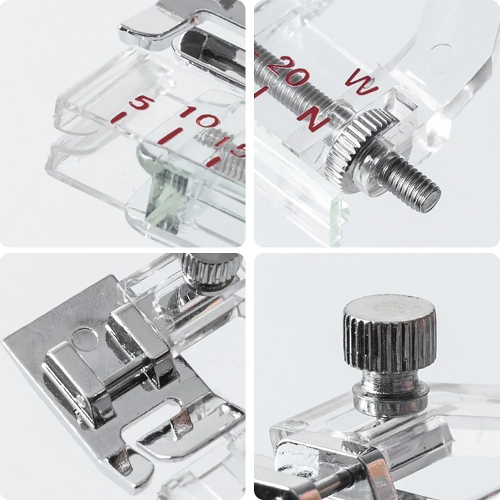 Premium Adjustable Binding Snap-On Presser Foot Sewing Accessory