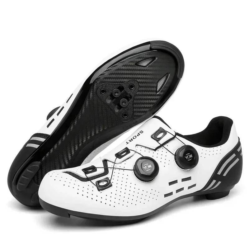 New Professional Cycling Shoes for Men Women Speed Mountain Bicycle Flat SPD Pedals Racing Biking MTB Cleats Road Bike Sneakers 6