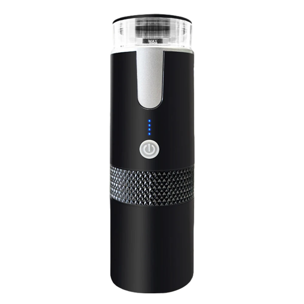 170ML Coffee Maker Portable Espresso Maker Car Coffee Machine Compatible with Capsule & Ground for Camping Travel Hiking