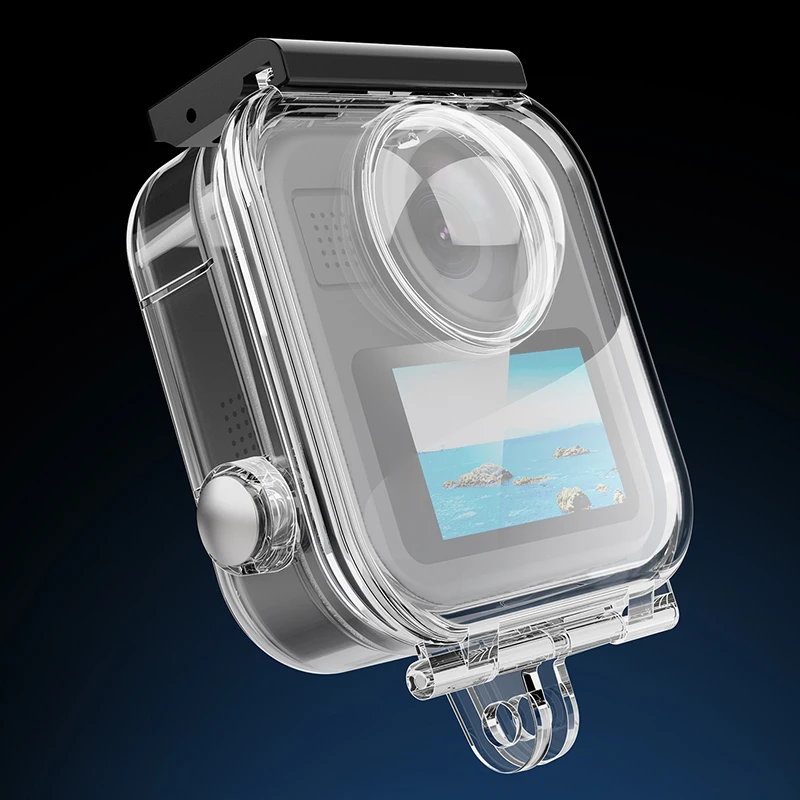 Für GoPro Max 2 Kamera Wasserdichte Gehäuse Shell Schutzhülle Für GOPRO MAX 2 Transparent Unterwasser Tauchen Fall Zubehör – Detail 4