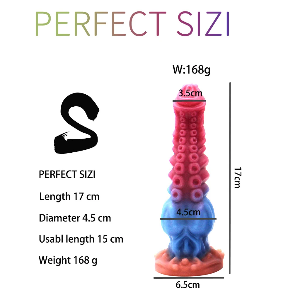 Huge Tentacle Dildo Animal Penis Anal vagina Prostate Massage Octopus Butt Plug Anal dilator Adult Sex Toy For Women Men 18+