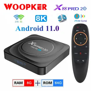 X88 PRO 20 Android 11 TV Box 8GB RAM 128GB 4GB 32GB 64GB Rockchip RK3566  apoyo Asistente de Google X88PRO reproductor 5g - AliExpress