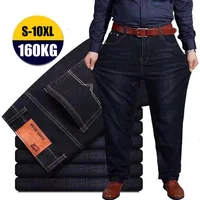 10XL Oversize Jeans Man Fashion Men Jeans Wide Leg Denim Pants Trousers For Men Working Hiking Daily Wear Loose Big Size Jeans 1