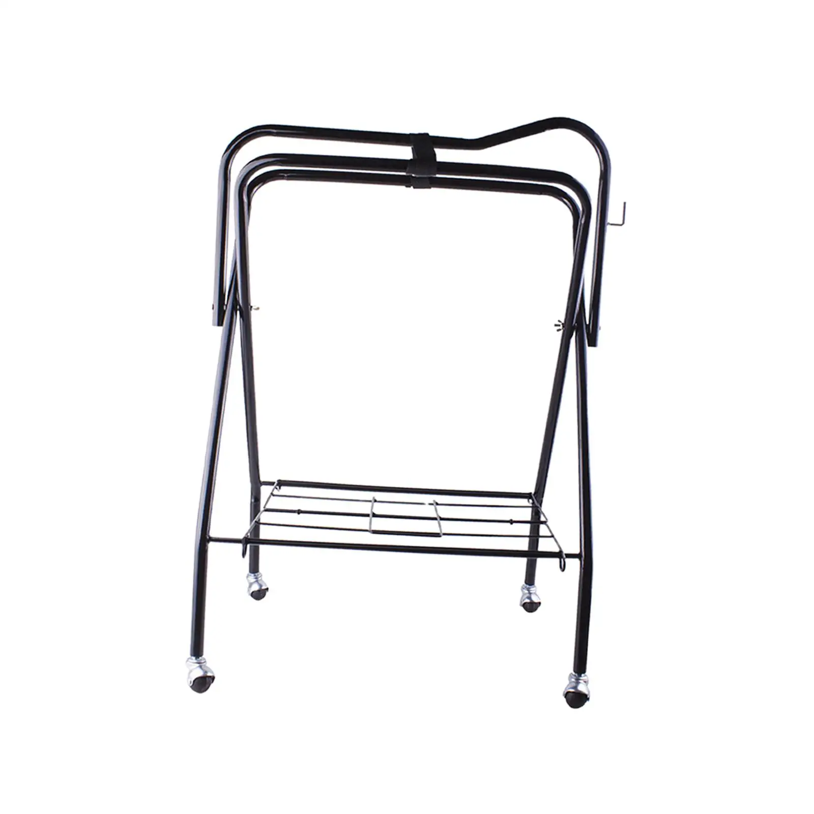 Portable Saddle Rack for Horse Trailer Saddle Stand Accessories Heavy Duty Equipment Saddle Organizer Saddle Holder for Farm