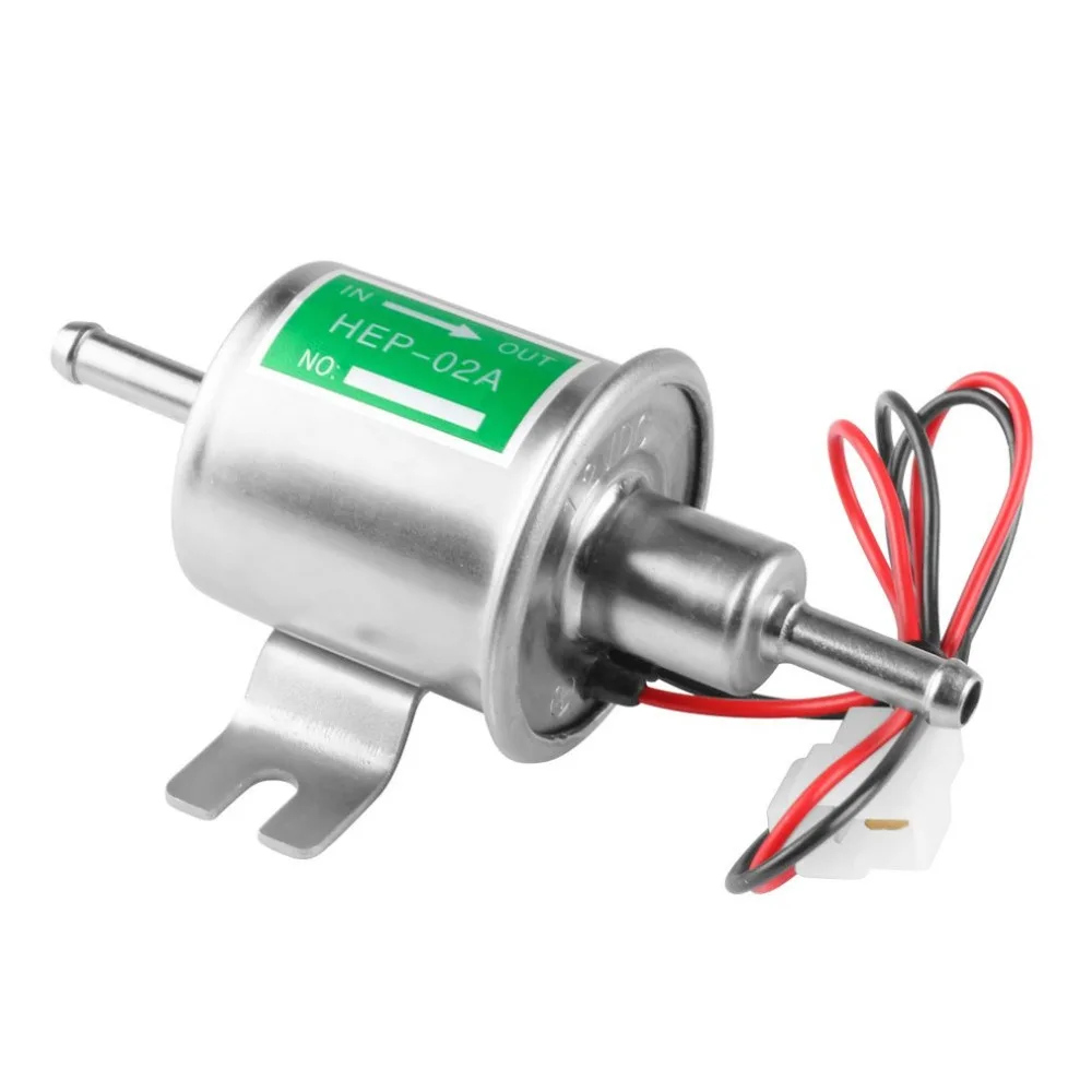 OYOTE HEP-02A Gas Diesel Petrol Inline Low Pressure 12V Electric Fuel Pump For Carburetor Motorcycle ATV