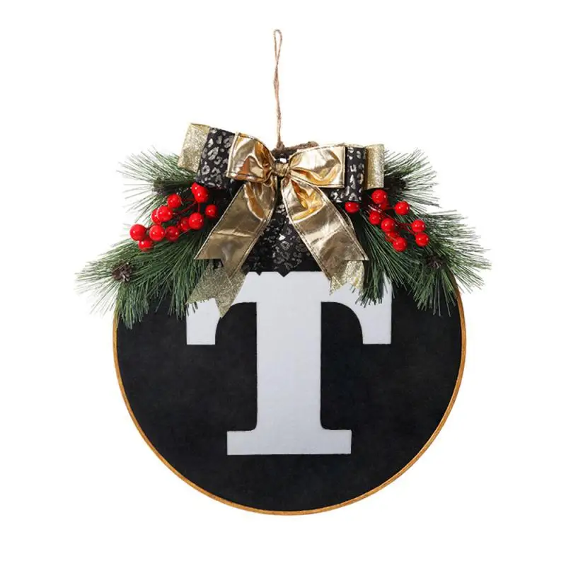 thumbnail image 1 of 1PCS Stylish And Sophisticated Door Hanging Convenient Christmas Wreath Durable Pendant Christmas Decoration, 1 of 5