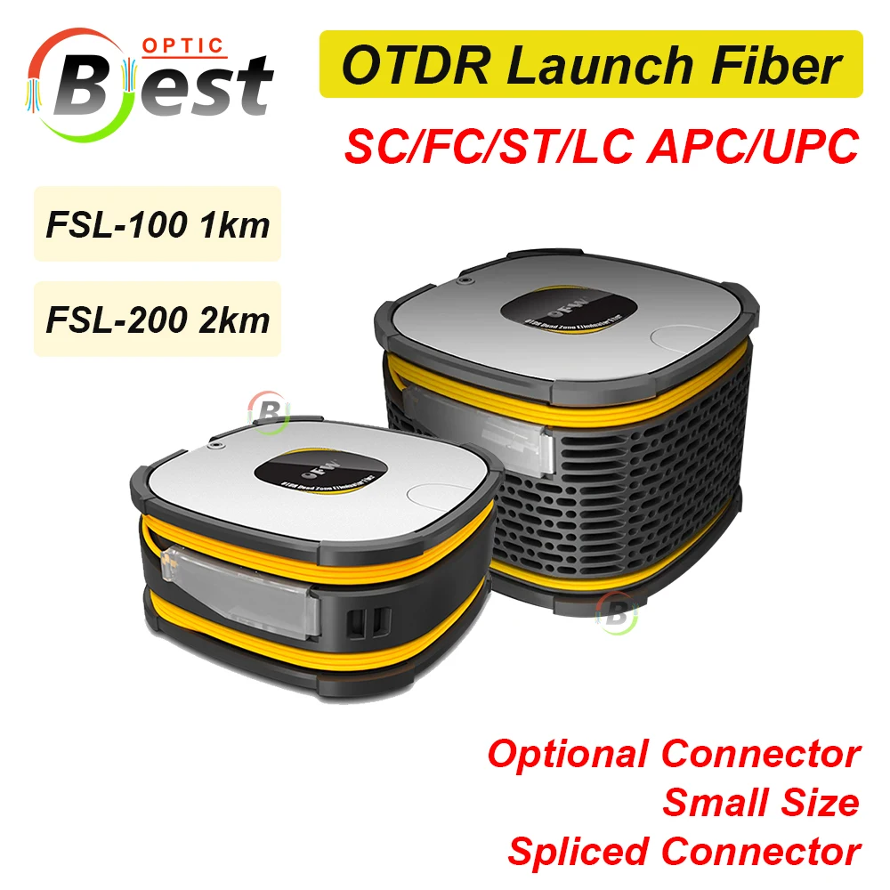 OFW OTDR Launch Cable Portable Design 1/2km Fiber Single Mode SC/FC Test Extension Cord Time Reflectometer Dead Zone Eliminator anker powerhouse 521 200w portable power station 256wh lifepo4 battery solar generator 6 outputs power saving mode led light quick recharge in 2 5 hours for outdoor camping rv