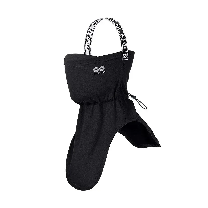 Autumn/Winter New Men's Women's Fleece-Lined Windproof Warm Neck Warmer Motorcycle Helmet Style Head Cover Chin Strap