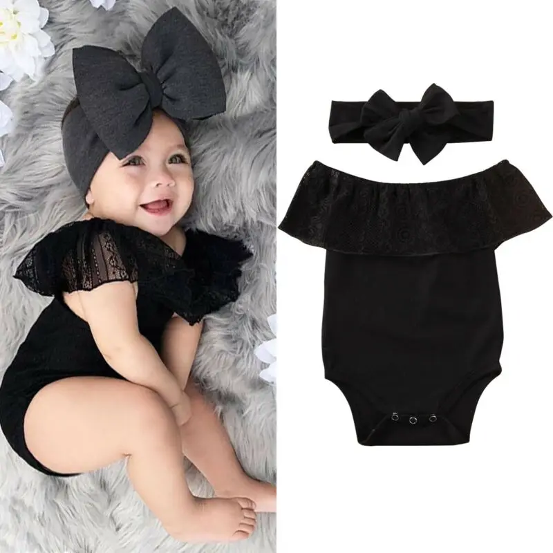 2PCS ο м    ҳ ̽   Romper + Ӹ ǻ Ʈ   0-18M
