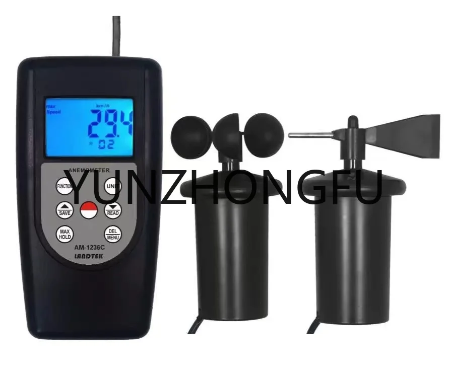 

5 in 1 Anemometer Bluetooth Air Flow Meter AM-4836V