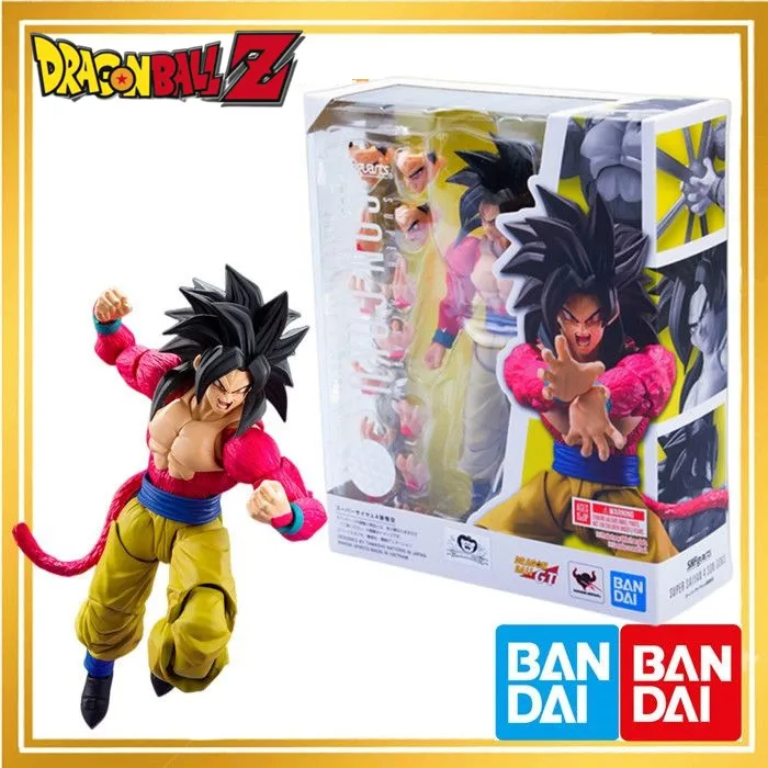 

13cm Original Bandai S.h.figuarts Shf Dragon Ball Gt Super Saiyan 4 Son Goku Anime Figure Model Collecile Action Toys Xmas Gifts