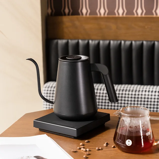 TIMEMORE Fish SMART PRO Temperature-Controlled Coffee Pot Stainless Steel 900ml Electric Coffee Competition Kettle Barista Tools 2