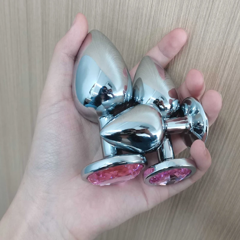 NEW-Stainless-Steel-Metal-Sex-Butt-Plug-for-Beginners-Sex-Toys-Anal