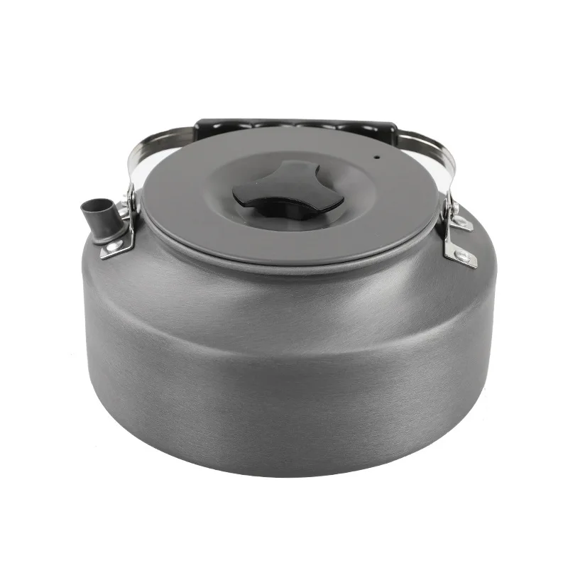 캠핑 요리 주전자, 합금 주전자, 차 커피 포트, 1.6L, 2L