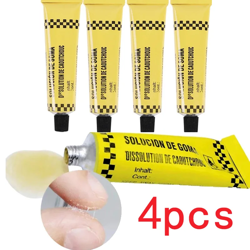3/4Pcs motorcycle glue Car tire repair tools commonly used portable bicycle glue cold repair Simple moisture resistance