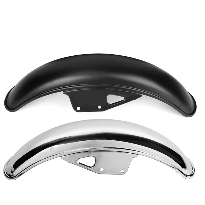 

Motorcycle Front Modified Mudguard Silver/Black Ratro Metal Tyre Fender for Haojue Suzuki Lifan GN125 GN125H GN125F HJ125-8
