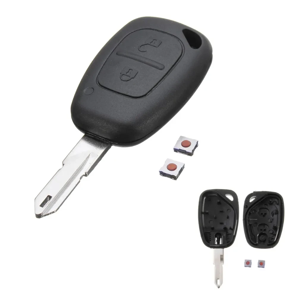1/2 stücke Auto Schlüssel Shell CoverFür Opel Vivaro Für Renault Movano Trafic Für Renault Kangoo Fernbedienung Auto Schlüssel Fall shell 2 Tasten – Detail 8