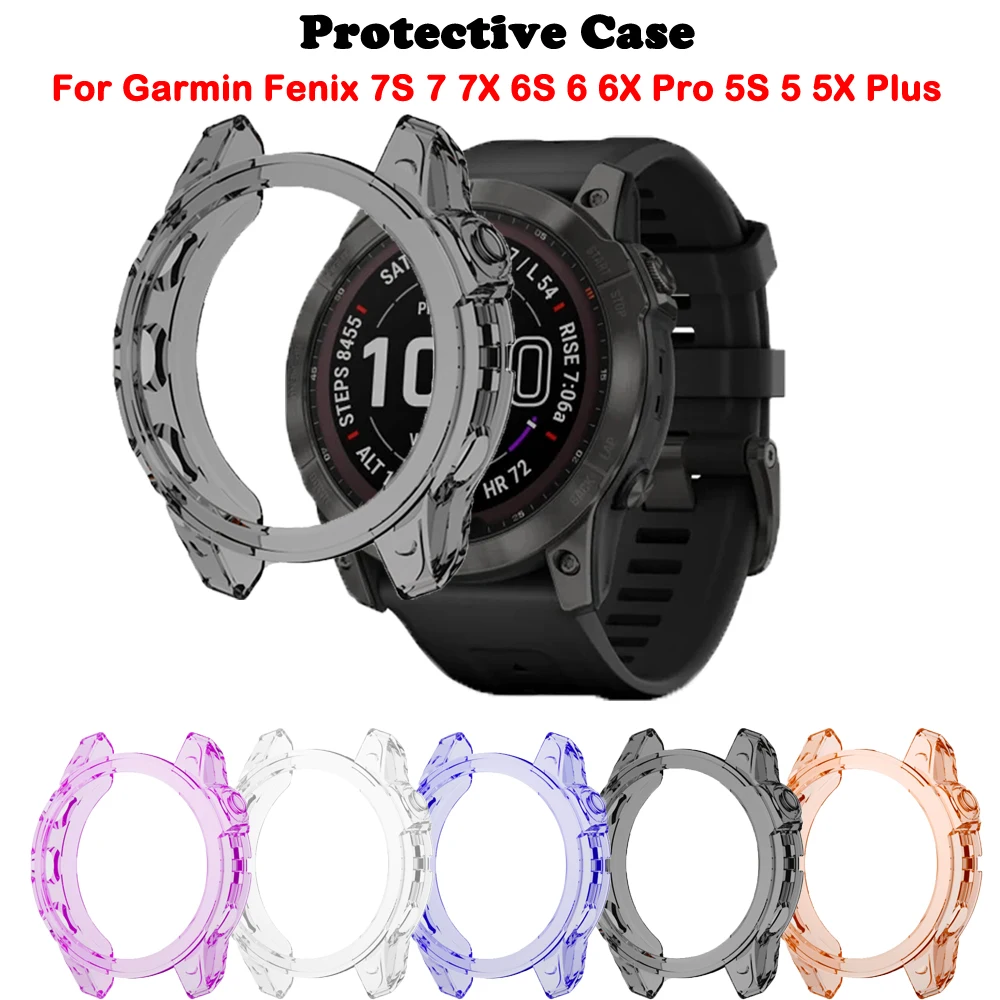 Фото Мягкий чехол из ТПУ для смартфонов Garmin Fenix 7 7S 7X 6 6S 6X Pro Чехол 5 5X Plus №1