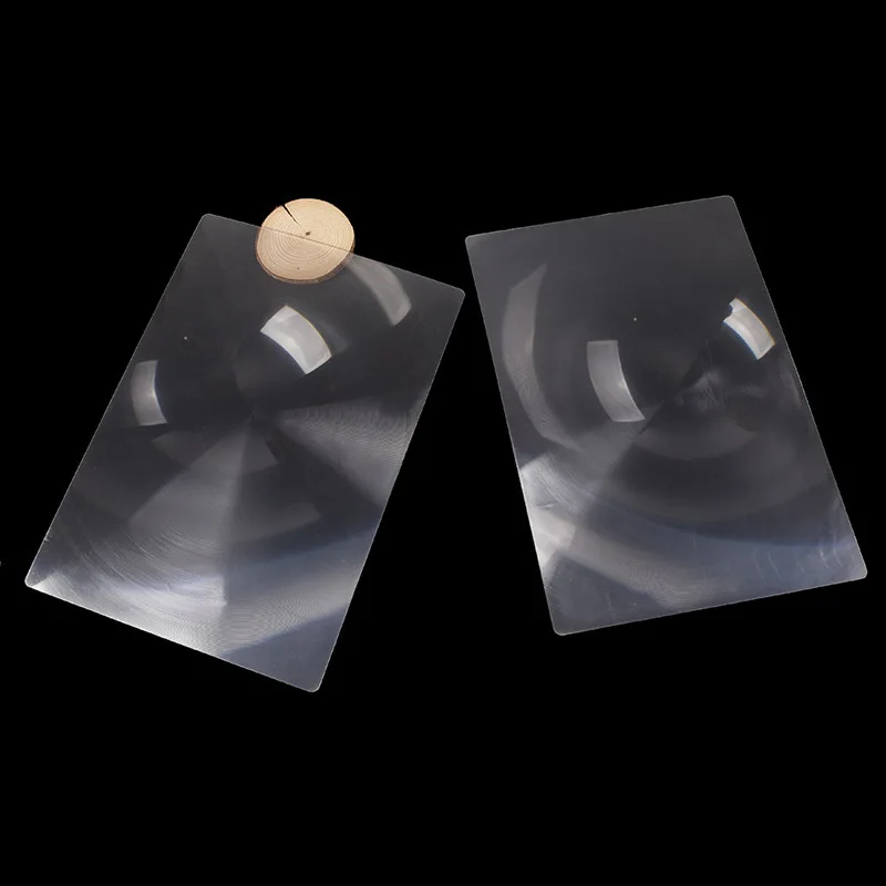 Square Fresnel Optical Lens 260Mmx180Mm A4 Ultra-Thin Full Page Reading Phone Magnifying Glass Lens magnifying glass reading magnifier