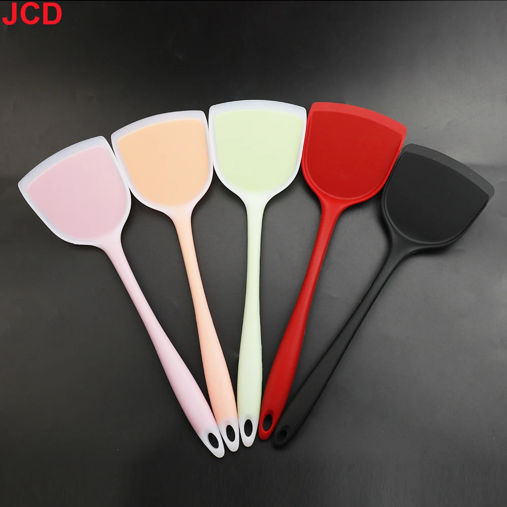 Food Grade Silicone Jade Roasted Pancakes Fried Eggs non Stick Pan High Temperature Resistant Frying Spatula 1pcs