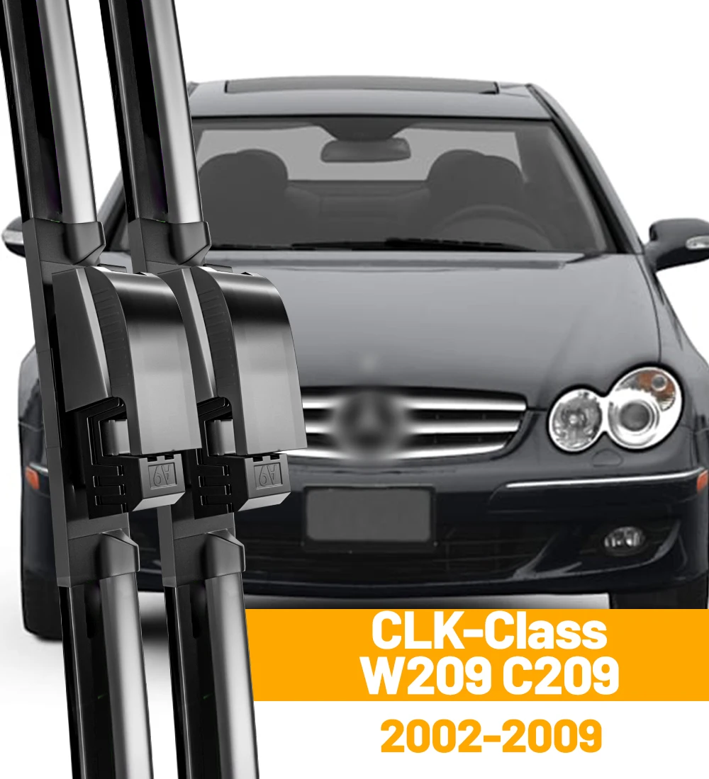 Scheibenwischer vorne Wischerblätter für Mercedes Benz CLK-Klasse W209 C209 CLK 200 240 270 280 320 350 500 550 55 63 AMG 22"+22" Zubehör – Detail 1