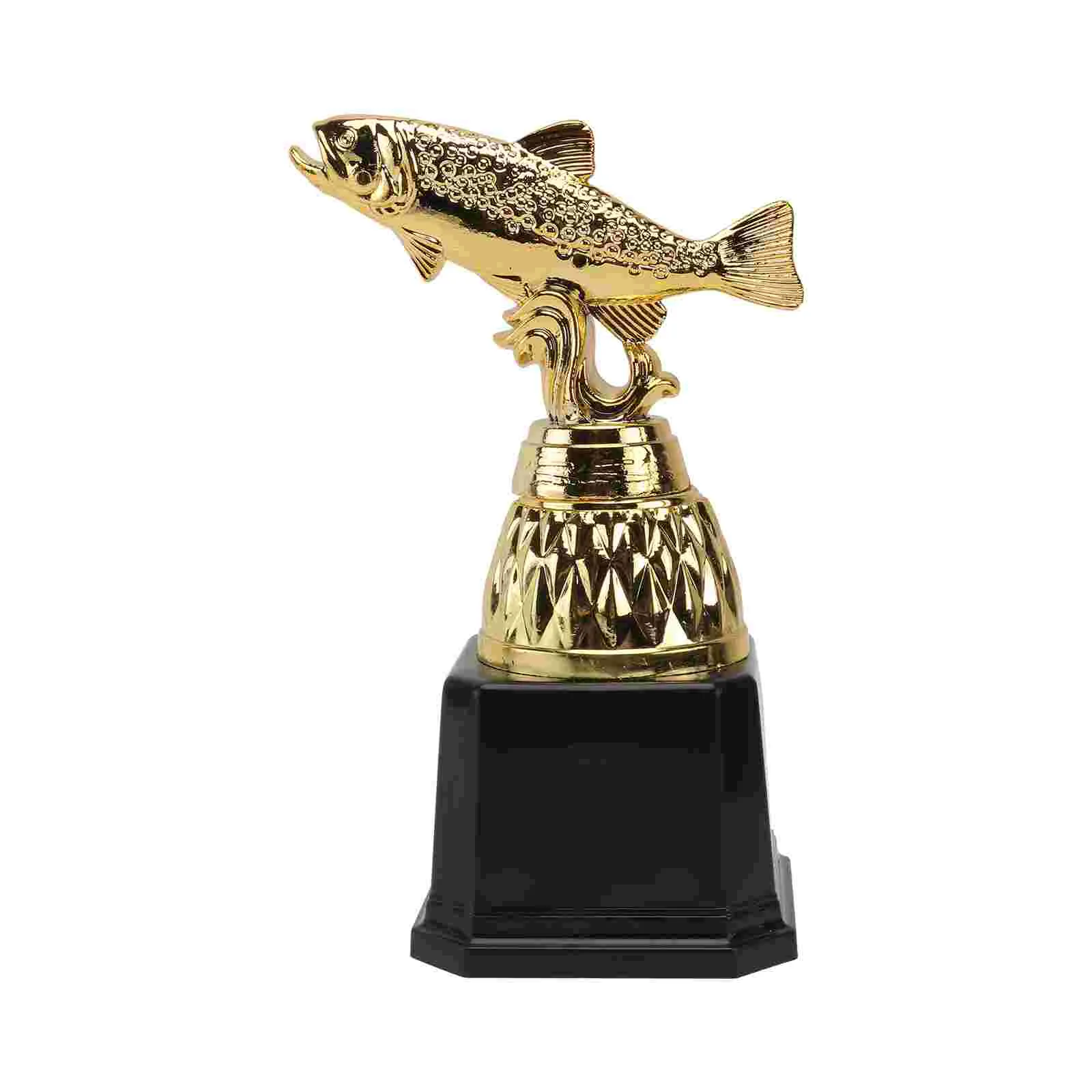

Kids Party Trophy Creative Award Trophy Plastic Fish Reward Trophy for Sport Competitions (Fish C)